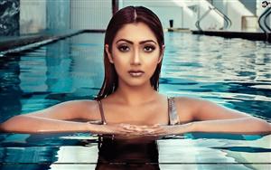 Agnijita Banerjee strikes a stunning pose in the pool